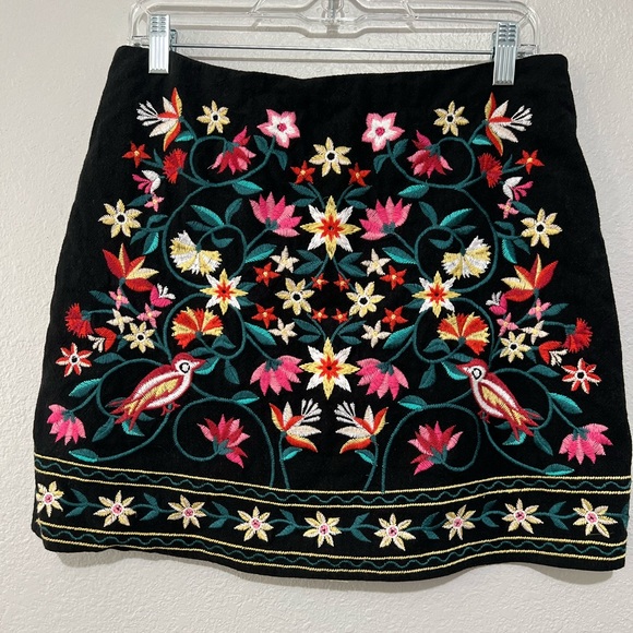 Umgee Embroidered Skirt - Picture 4 of 4